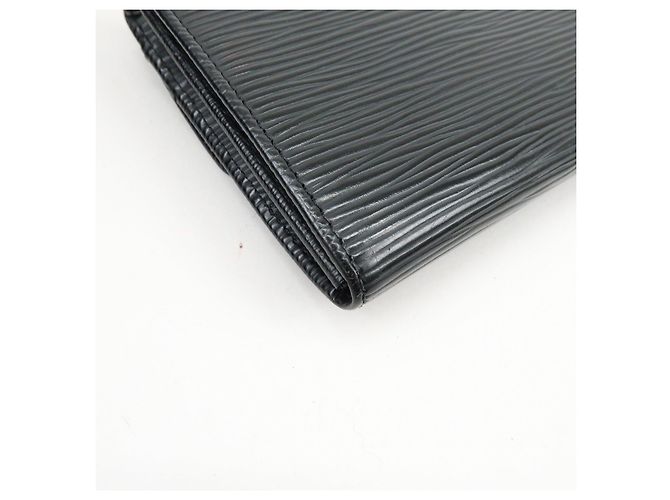 Louis Vuitton Epi Portefeuille Sarah Wallet Noir Black M63742 - vista 8