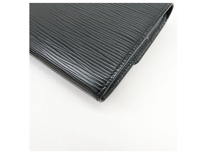 Louis Vuitton Epi Portefeuille Sarah Wallet Noir Black M63742 - vista 9
