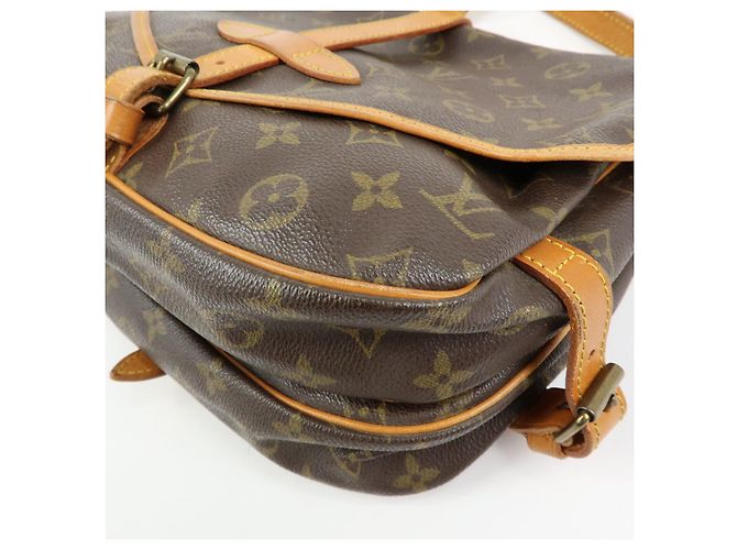 Louis Vuitton Monogram Saumur 30 Canvas Shoulder Bag Brown M42256 - vista 10