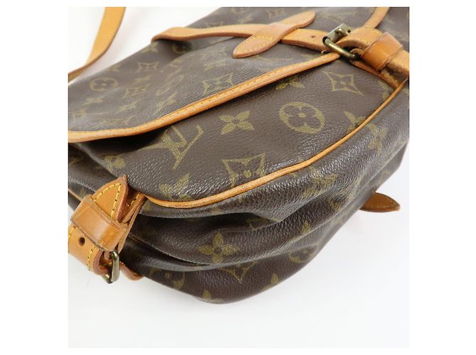 Louis Vuitton Monogram Saumur 30 Canvas Shoulder Bag Brown M42256 - vista 11