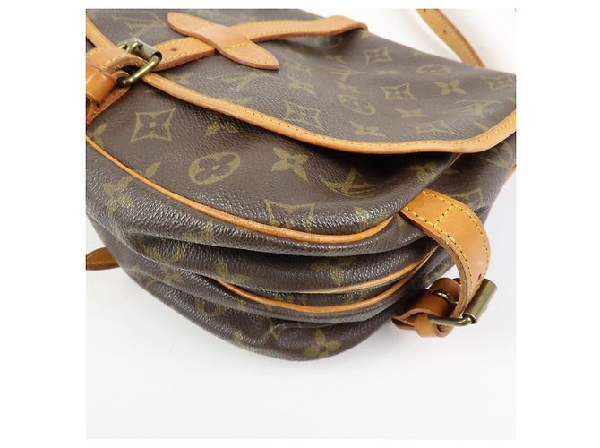 Louis Vuitton Monogram Saumur 30 Canvas Shoulder Bag Brown M42256 - vista 12