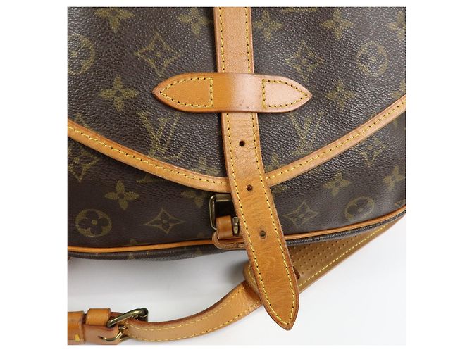 Louis Vuitton Monogram Saumur 30 Canvas Shoulder Bag Brown M42256 - vista 17