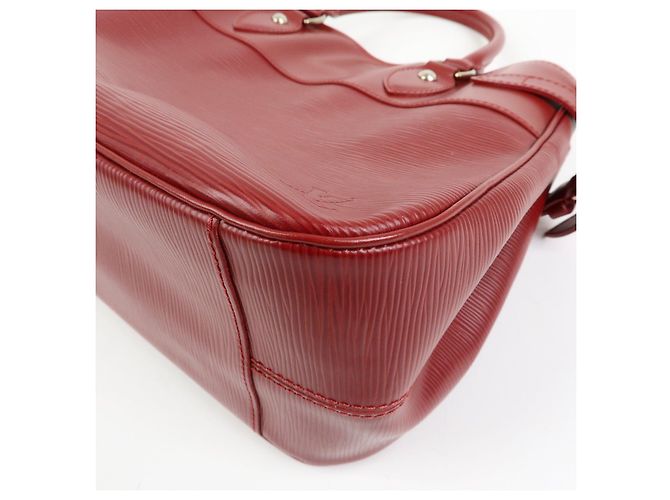 Borsa Tote Louis Vuitton Epi Passy PM Rouge Red M5926E - vista 14