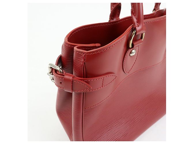 Borsa Tote Louis Vuitton Epi Passy PM Rouge Red M5926E - vista 17