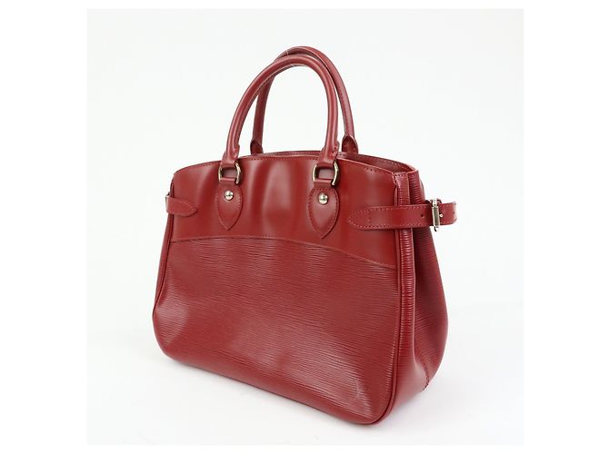 Borsa Tote Louis Vuitton Epi Passy PM Rouge Red M5926E - vista 3
