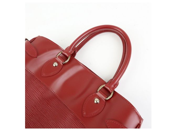 Borsa Tote Louis Vuitton Epi Passy PM Rouge Red M5926E - vista 6