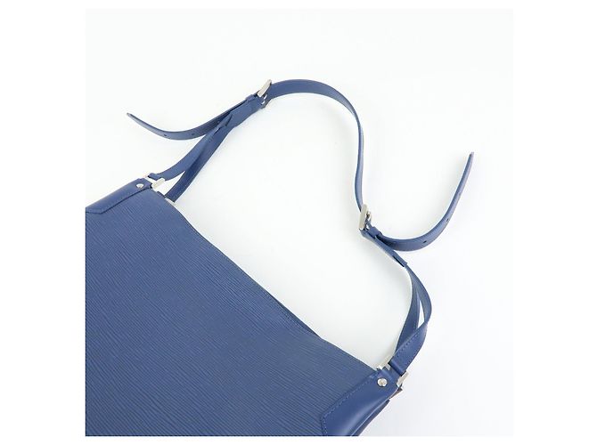 Borsa a tracolla Louis Vuitton Epi Mandala GM in pelle Myrtille M5892G - vista 6