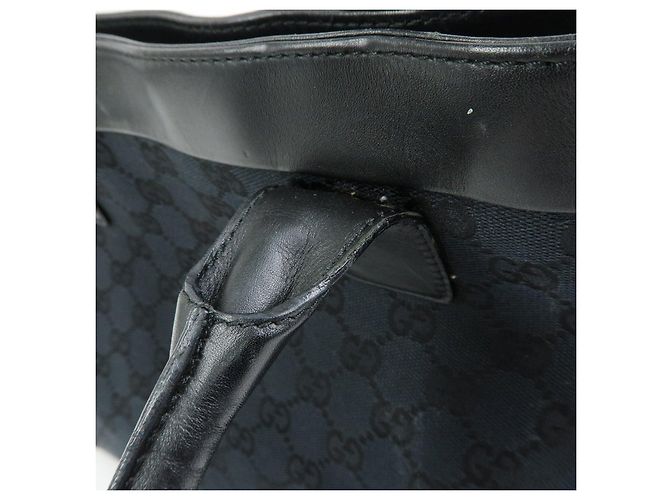 Borsa Tote e Borsa a Tracolla GUCCI GG Canvas Leather Black 002.1119 - vista 10