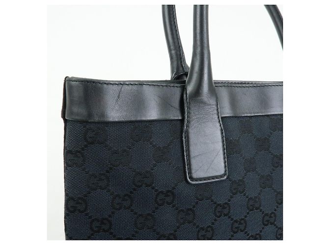 Borsa Tote e Borsa a Tracolla GUCCI GG Canvas Leather Black 002.1119 - vista 15