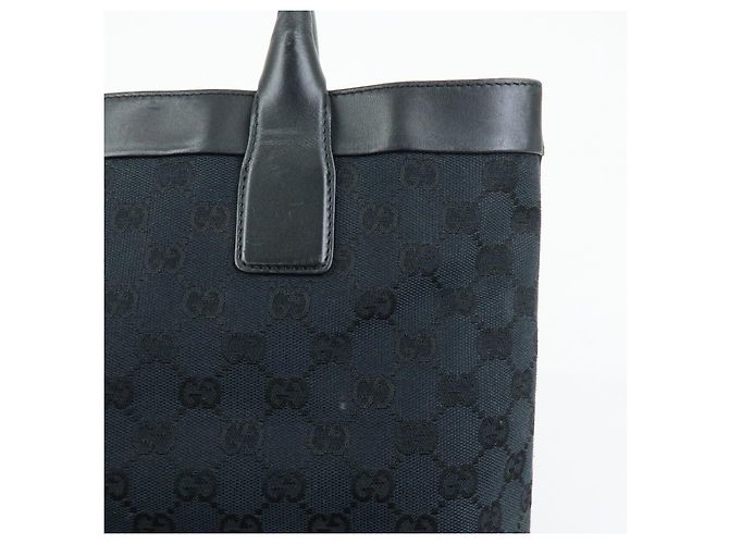 Borsa Tote e Borsa a Tracolla GUCCI GG Canvas Leather Black 002.1119 - vista 16
