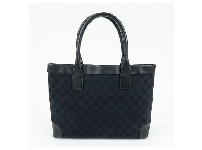 Borsa Tote e Borsa a Tracolla GUCCI GG Canvas Leather Black 002.1119 - vista 2