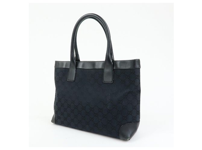 Borsa Tote e Borsa a Tracolla GUCCI GG Canvas Leather Black 002.1119 - vista 3