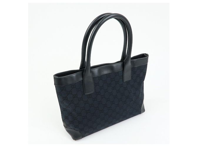 Borsa Tote e Borsa a Tracolla GUCCI GG Canvas Leather Black 002.1119 - vista 4