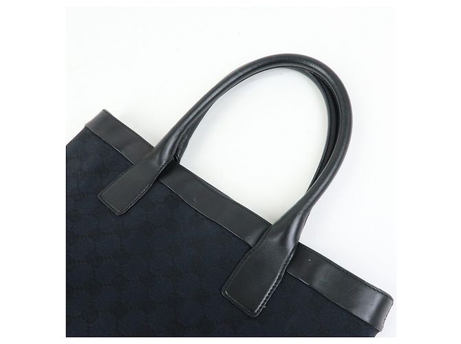 Borsa Tote e Borsa a Tracolla GUCCI GG Canvas Leather Black 002.1119 - vista 7