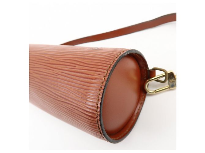 Louis Vuitton Epi Mini Pouch per Borsa a Mano Soufflot Kenya Brown - vista 14