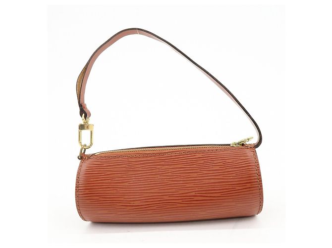 Louis Vuitton Epi Mini Pouch per Borsa a Mano Soufflot Kenya Brown - vista 2