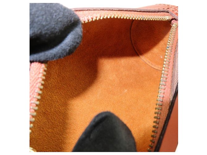 Louis Vuitton Epi Mini Pouch per Borsa a Mano Soufflot Kenya Brown - vista 22