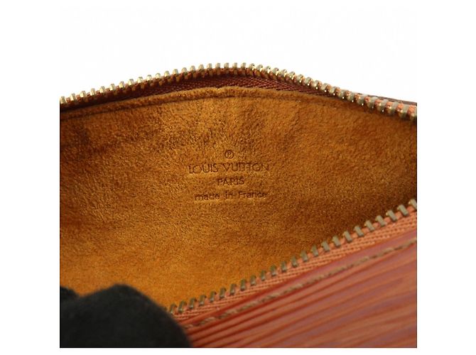 Louis Vuitton Epi Mini Pouch per Borsa a Mano Soufflot Kenya Brown - vista 23