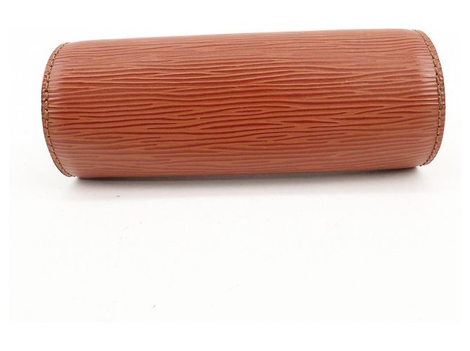 Louis Vuitton Epi Mini Pouch per Borsa a Mano Soufflot Kenya Brown - vista 5