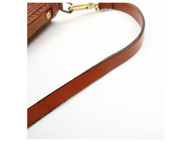 Louis Vuitton Epi Mini Pouch per Borsa a Mano Soufflot Kenya Brown - vista 7