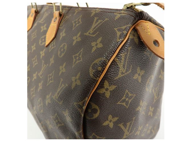 Borsa a mano Louis Vuitton Monogram Speedy 40 Boston Bag Brown M41522 - vista 15