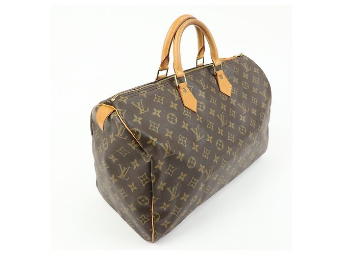 Borsa a mano Louis Vuitton Monogram Speedy 40 Boston Bag Brown M41522 - vista 4