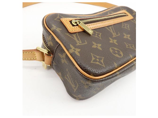 Cité Borsa a tracolla Louis Vuitton Monogram Pochette Cite Marrone M51183 - vista 12