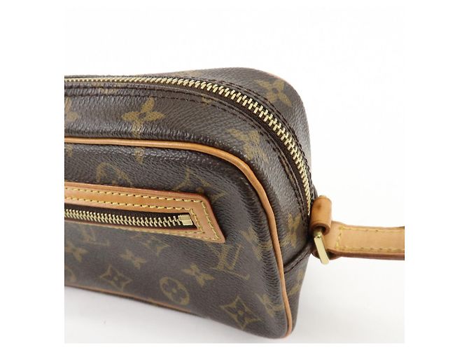 Cité Borsa a tracolla Louis Vuitton Monogram Pochette Cite Marrone M51183 - vista 13