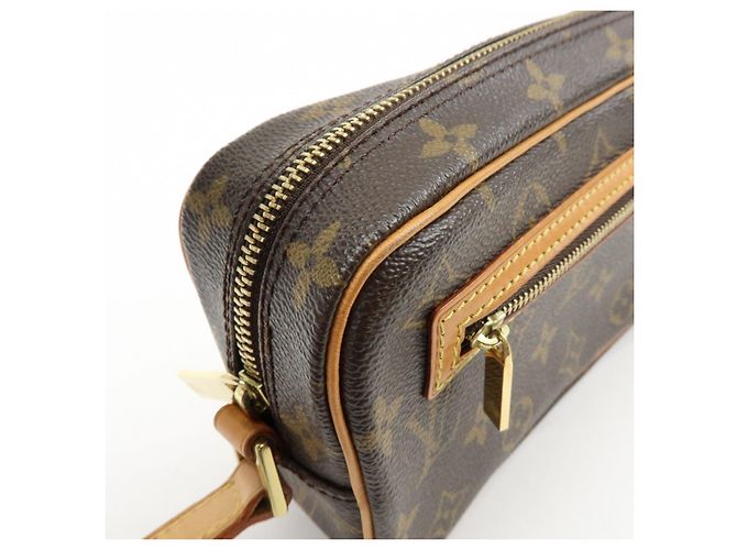 Cité Borsa a tracolla Louis Vuitton Monogram Pochette Cite Marrone M51183 - vista 14