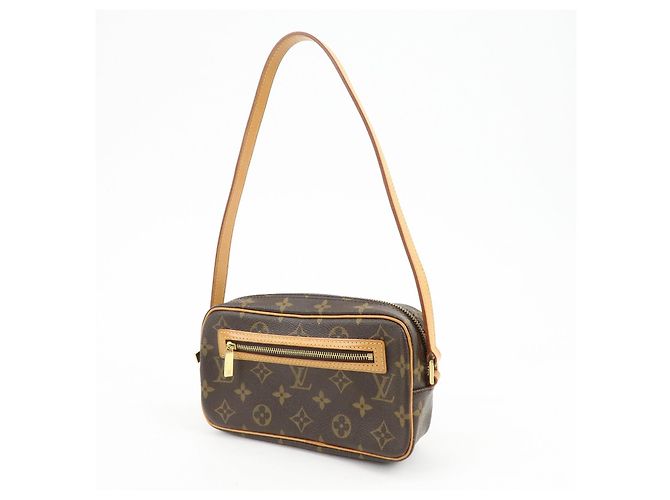 Cité Borsa a tracolla Louis Vuitton Monogram Pochette Cite Marrone M51183 - vista 3