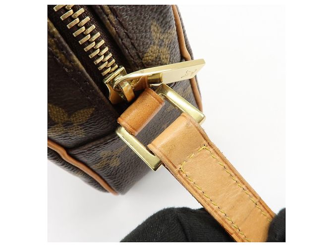 Cité Borsa a tracolla Louis Vuitton Monogram Pochette Cite Marrone M51183 - vista 9