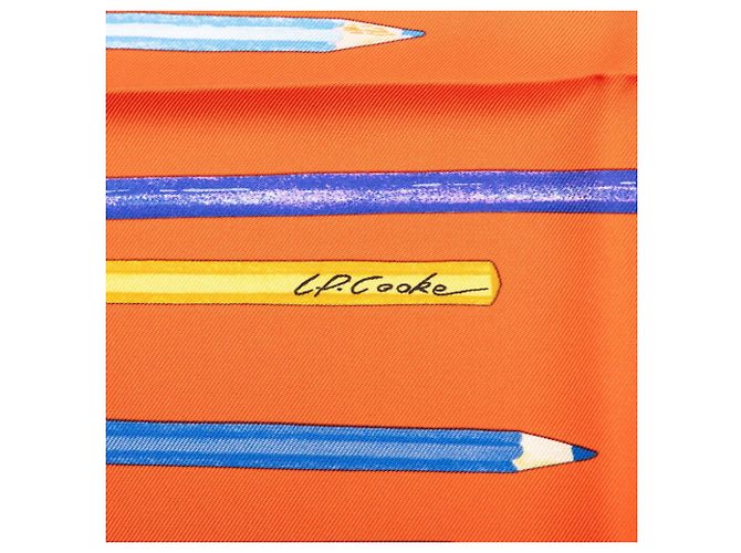 Hermès Foulard Hermes Carre 90 A VOS CRAYONS - vista 6