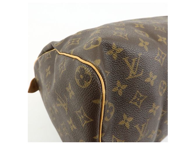 Louis Vuitton Monogram Speedy 35 Boston Bag Hand Bag Brown M41524 - vista 10