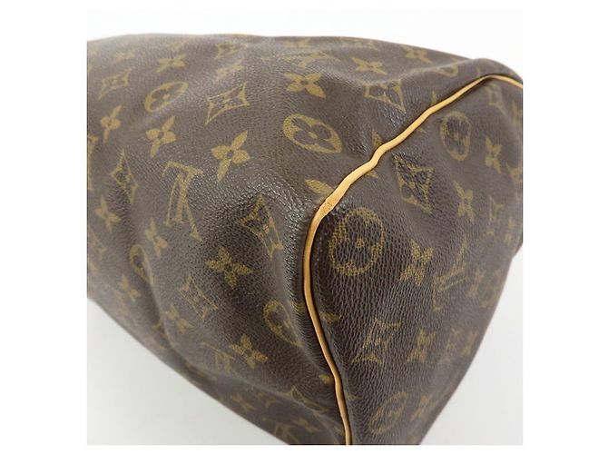 Louis Vuitton Monogram Speedy 35 Boston Bag Hand Bag Brown M41524 - vista 13