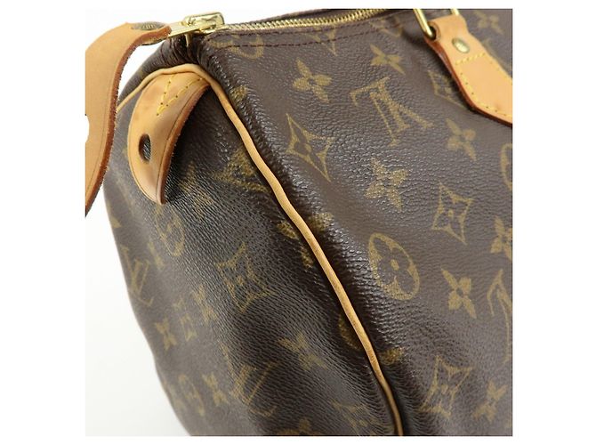 Louis Vuitton Monogram Speedy 35 Boston Bag Hand Bag Brown M41524 - vista 16