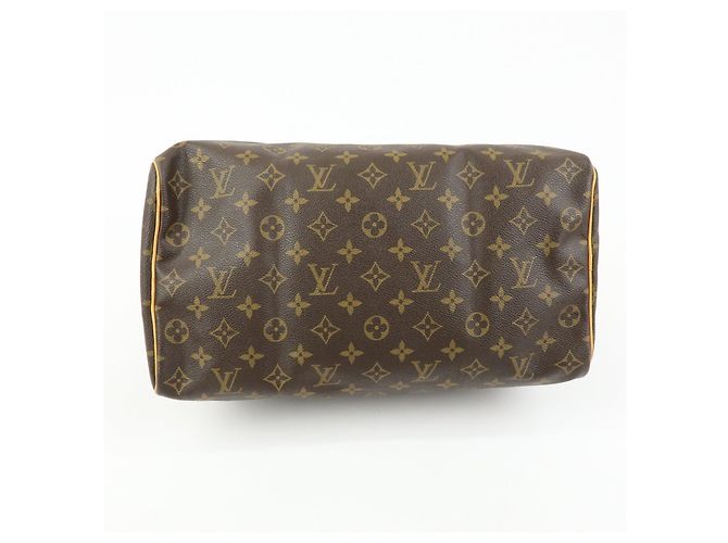 Louis Vuitton Monogram Speedy 35 Boston Bag Hand Bag Brown M41524 - vista 5