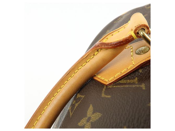 Louis Vuitton Monogram Speedy 35 Boston Bag Hand Bag Brown M41524 - vista 9