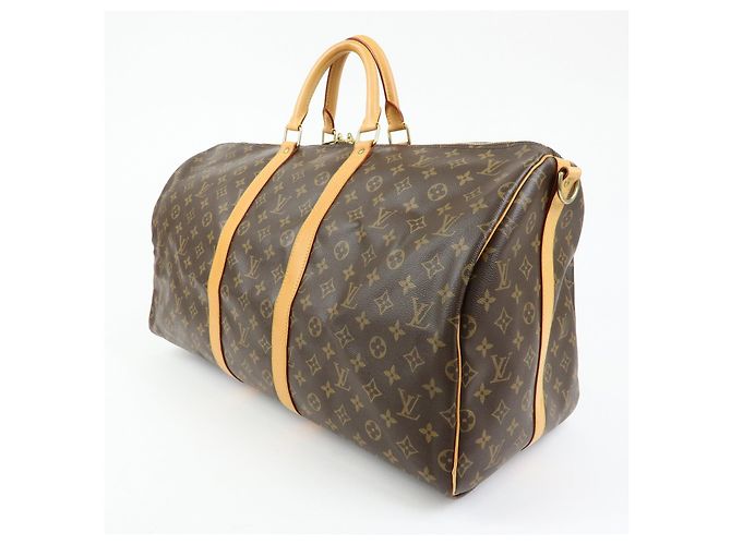 Louis Vuitton Monogram Keep All Bandouliere 55 Boston Bag M41414 - vista 3