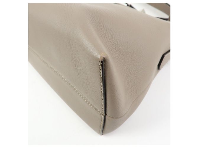 FENDI By The Way Medium Leder 2Way Bag Handtasche Greige 8BL146 - Ansicht 12