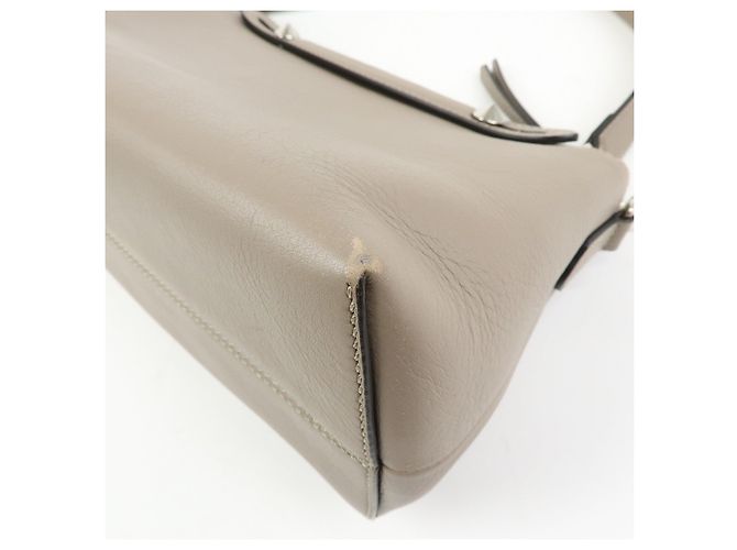 FENDI By The Way Medium Leder 2Way Bag Handtasche Greige 8BL146 - Ansicht 14
