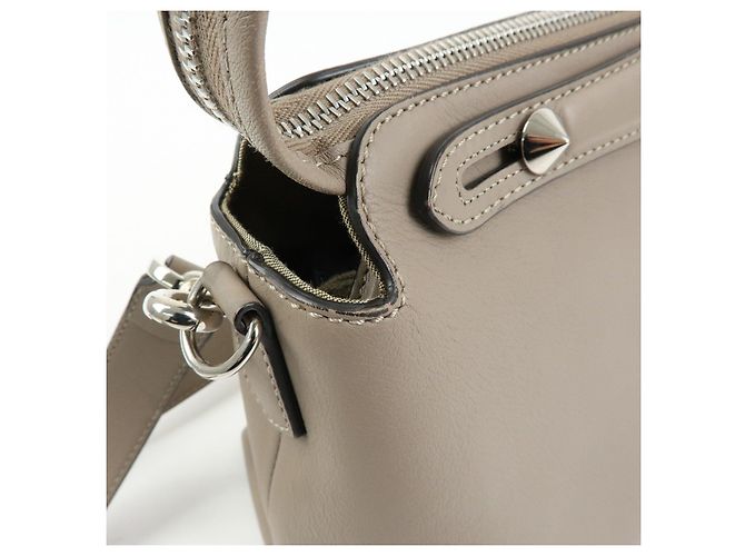 FENDI By The Way Medium Leder 2Way Bag Handtasche Greige 8BL146 - Ansicht 15