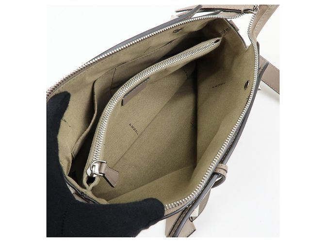 FENDI By The Way Medium Leder 2Way Bag Handtasche Greige 8BL146 - Ansicht 20
