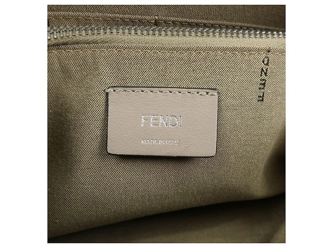 FENDI By The Way Medium Leder 2Way Bag Handtasche Greige 8BL146 - Ansicht 23