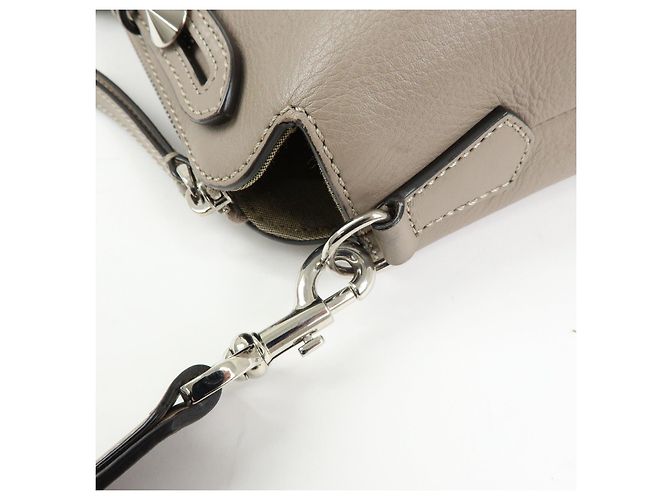 FENDI By The Way Medium Leder 2Way Bag Handtasche Greige 8BL146 - Ansicht 8