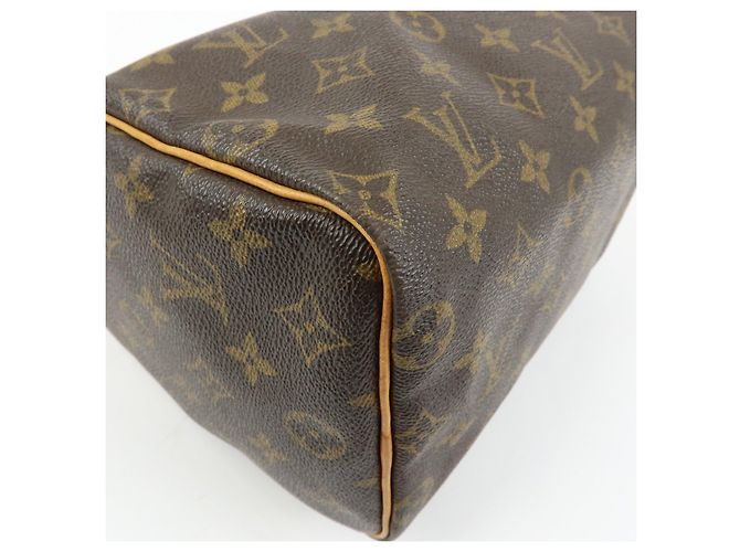 Louis Vuitton Monogram Speedy 25 Boston Bag Hand Bag Brown M41528 - vista 12