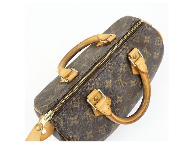 Louis Vuitton Monogram Speedy 25 Boston Bag Hand Bag Brown M41528 - vista 18