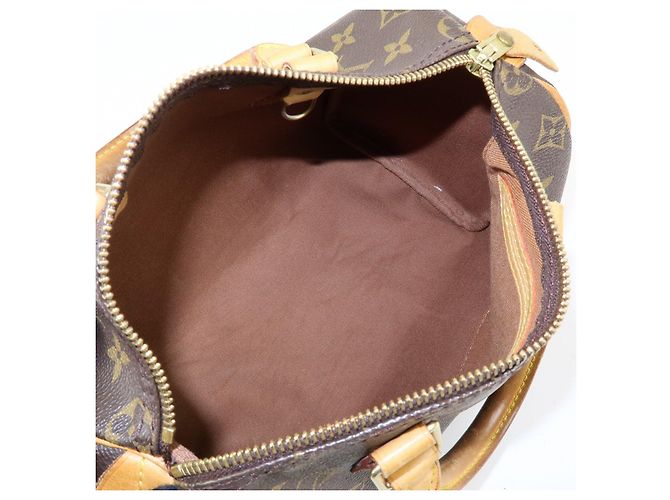 Louis Vuitton Monogram Speedy 25 Boston Bag Hand Bag Brown M41528 - vista 19