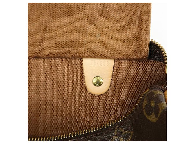 Louis Vuitton Monogram Speedy 25 Boston Bag Hand Bag Brown M41528 - vista 24