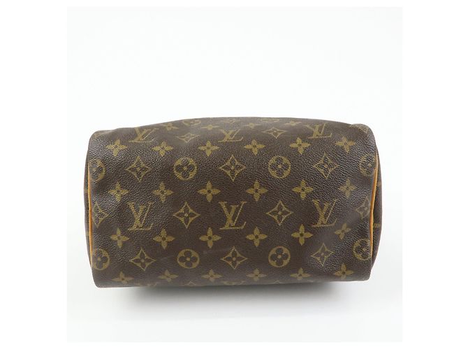 Louis Vuitton Monogram Speedy 25 Boston Bag Hand Bag Brown M41528 - vista 5