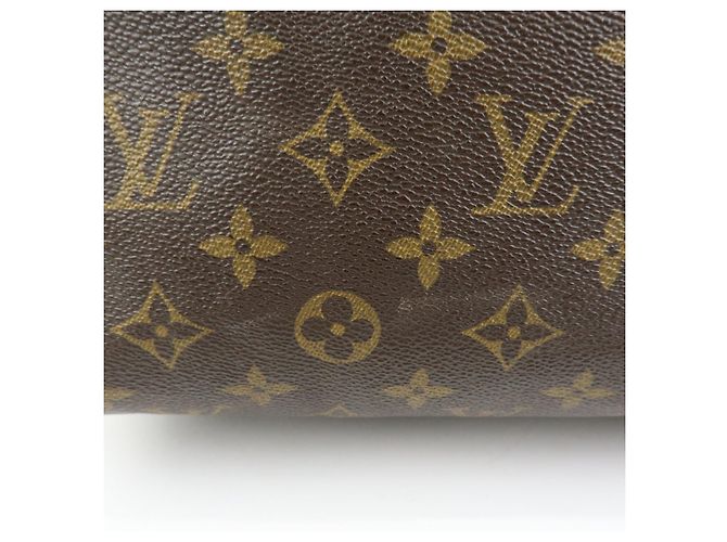 Louis Vuitton Monogram Speedy 25 Boston Bag Hand Bag Brown M41528 - vista 6